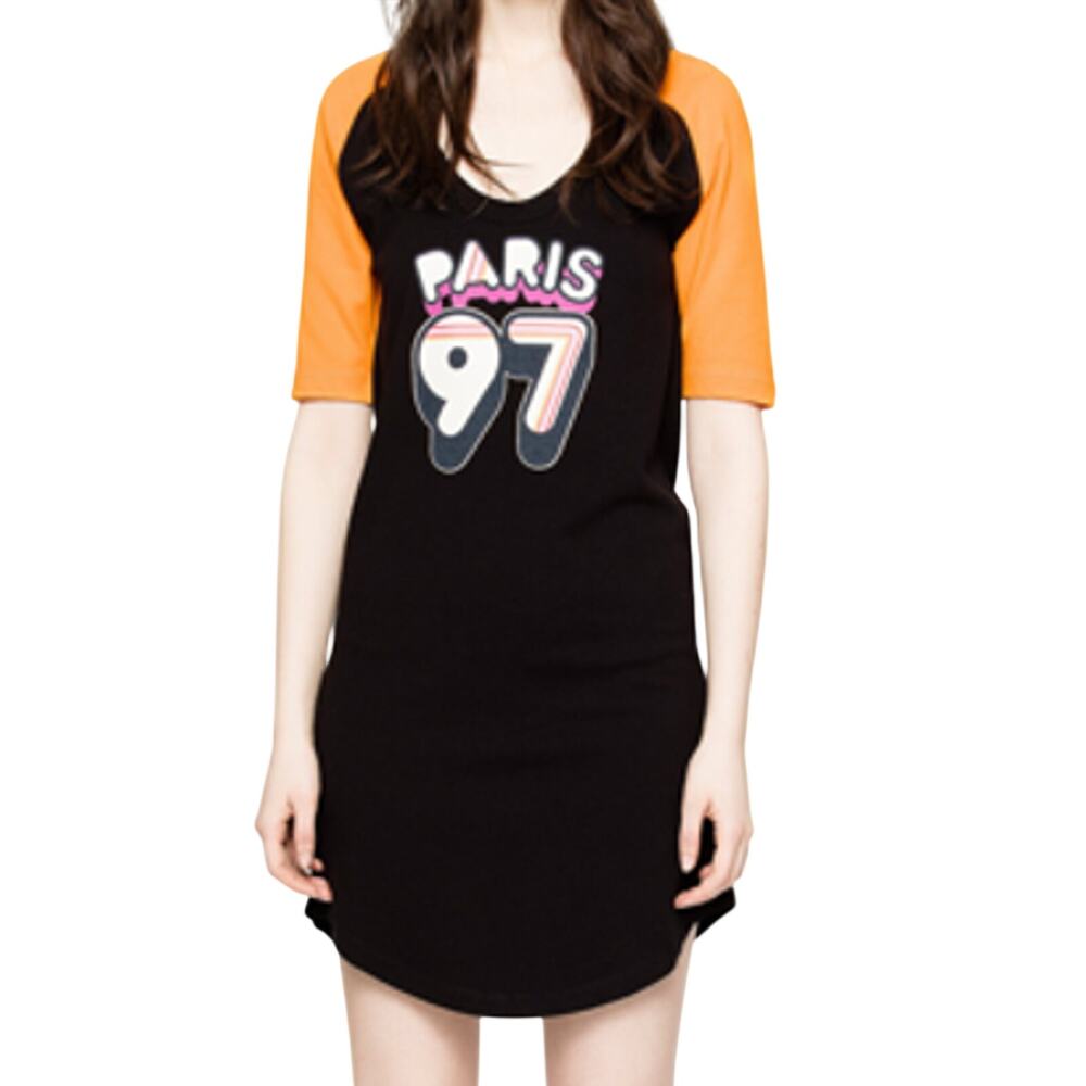 Zadig & Voltaire NWT Rachelle Dress Paris 97 Size S 100% Cotton Shirt Dress